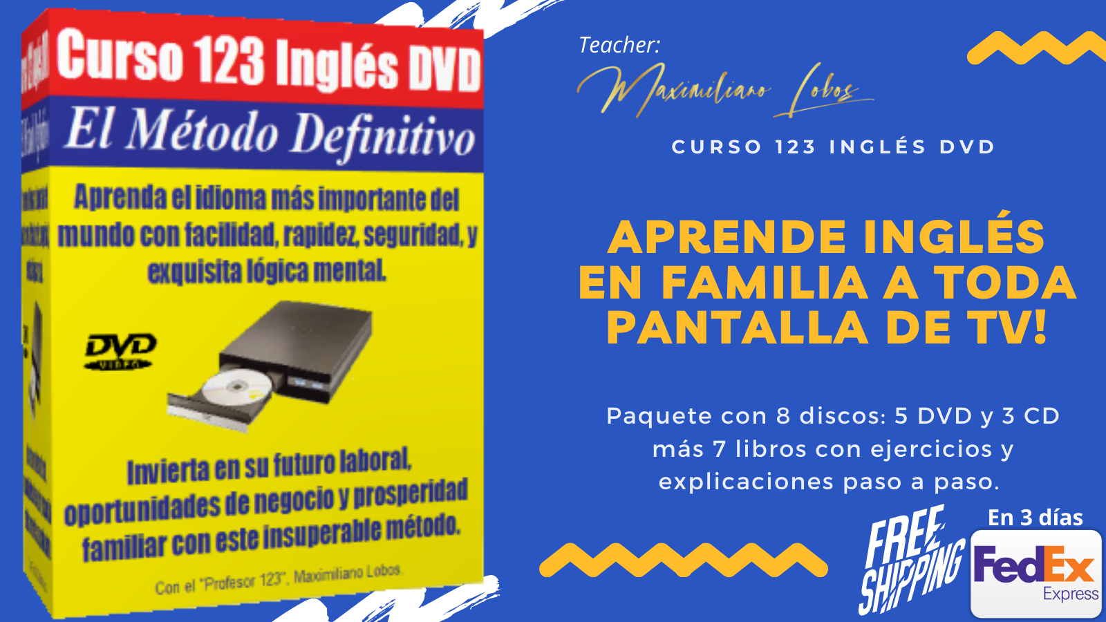 Curso 123 Inglés DVD™